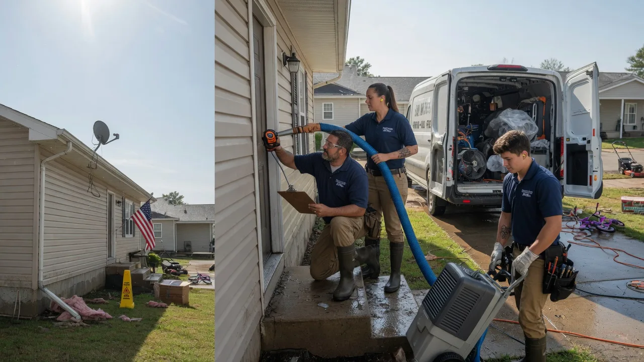 Ceiling Water Damage Restoration in Haughton, LA near me